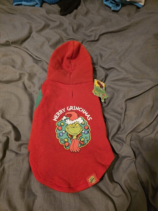 The Grinch Other - Merry Grinchmas Red Holiday Dog Hoodie